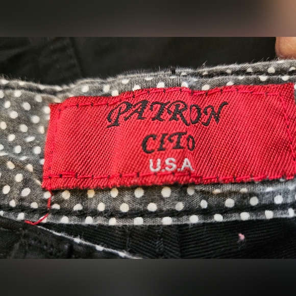 PATRON Cito USA Sleek Black Mens Straight Jeans for Effortless Style Size 32x32 - Picture 6 of 9